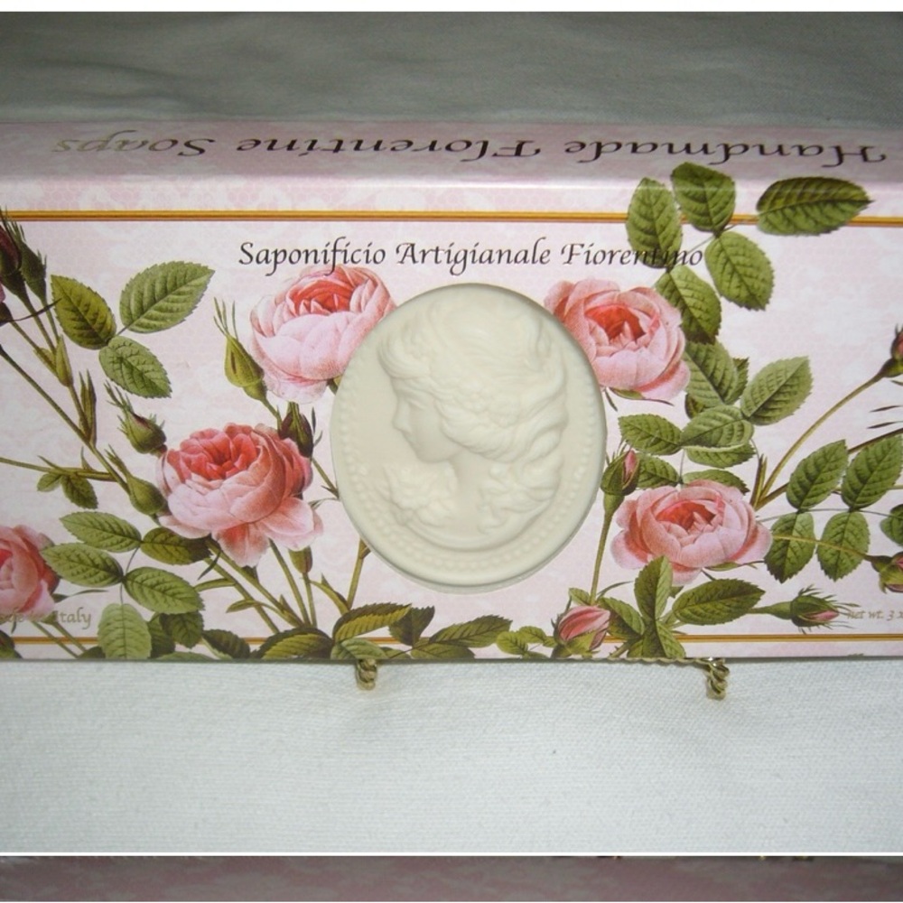 Rose Scented Bar Soap 3 in box